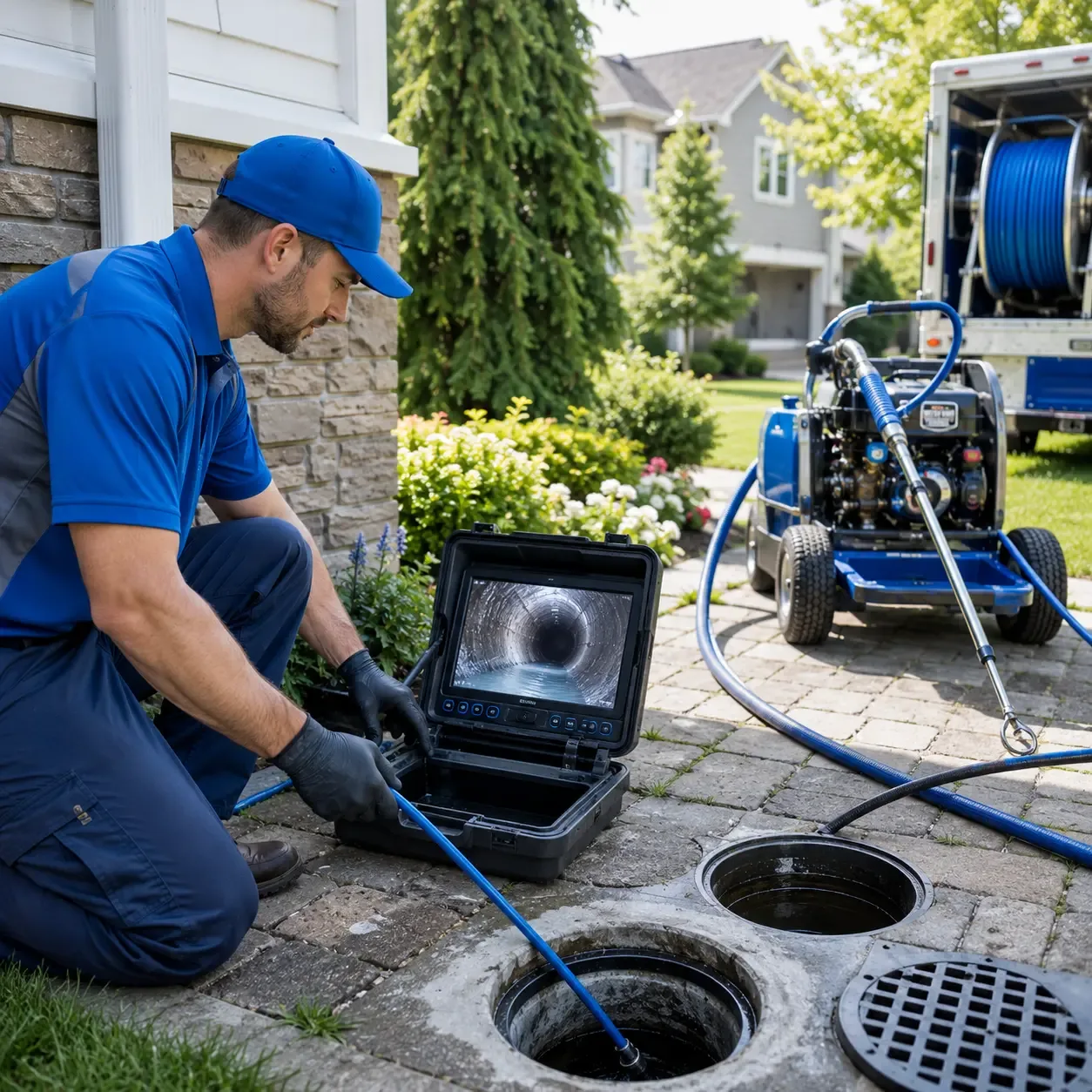 Outdoor drain cleaning professionals serving Fort Johnson, NY